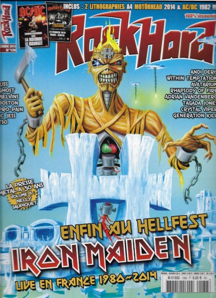 MAGAZINE IRON MAIDEN On Cover : Rock Hard N 138