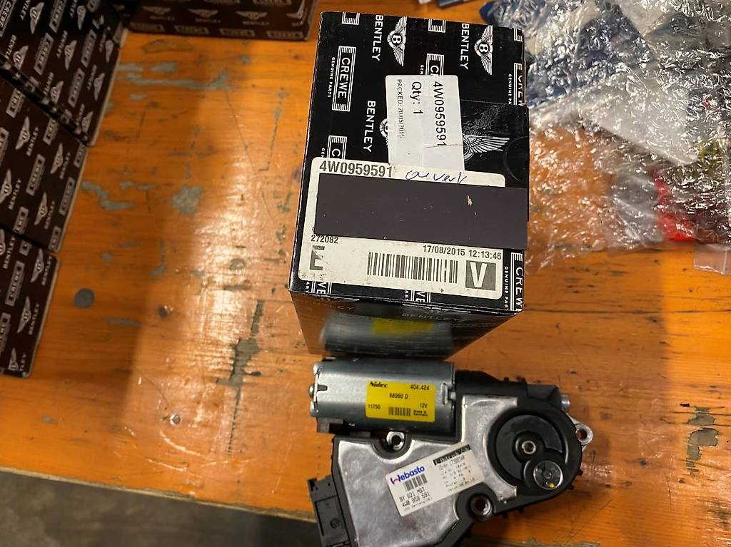 bentley gt & flying moteur de toit coulissant 4w0959591
