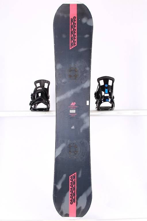 Snowboard K2 EST. 87, p-tex topsheet, Black/red 155; 160 cm