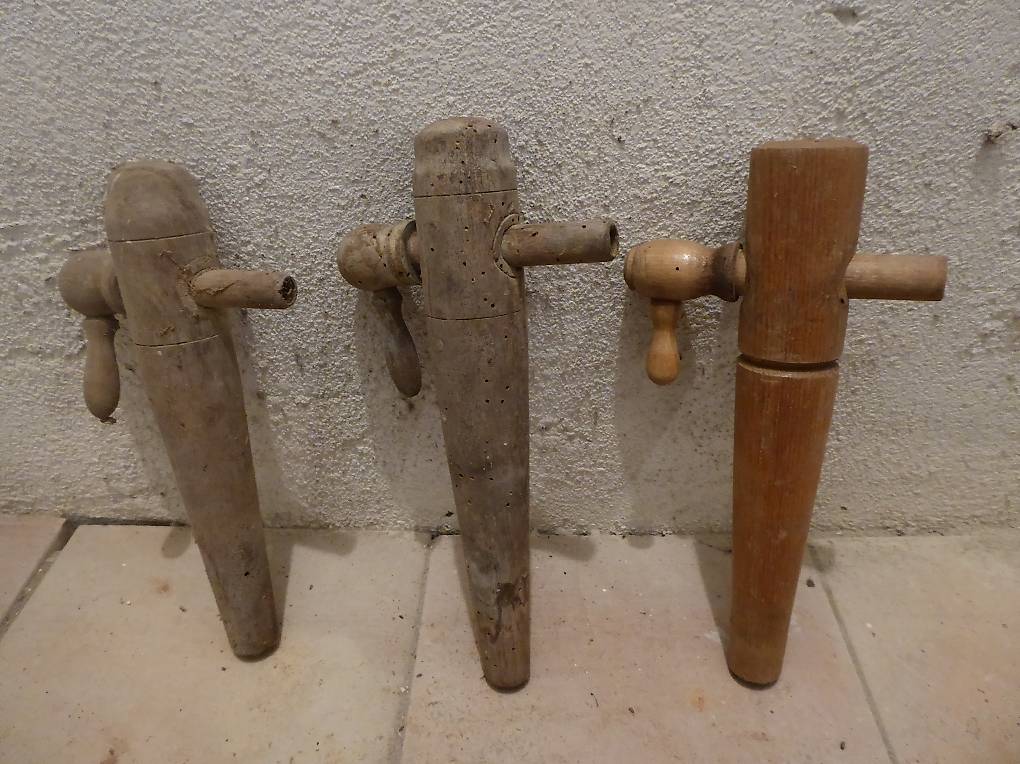1 Fasshahn Zapfhahn Holz Drehverschluss original antik