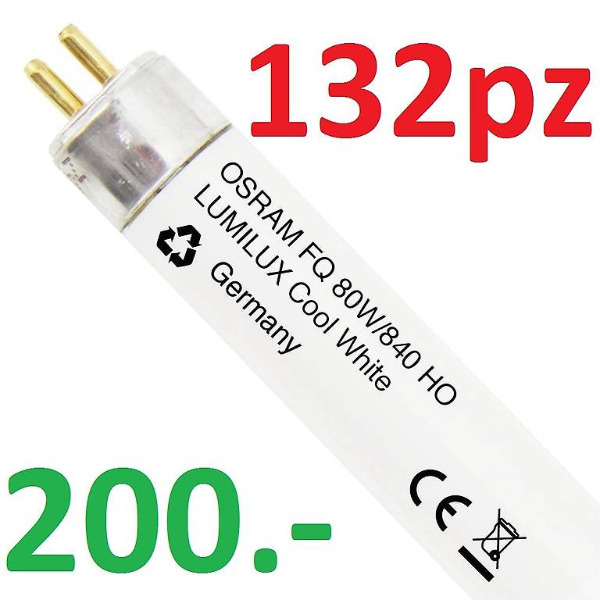 132 Lampade / tubi fluorescenti / tubi neon T5 80W/840