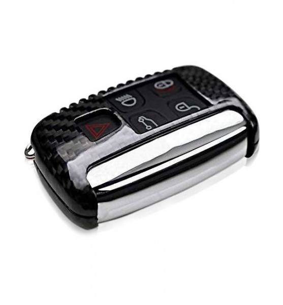 Coques de clé en carbon pour Jaguar, Rang rover, Land rover
