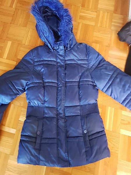veste chaude bleu roi