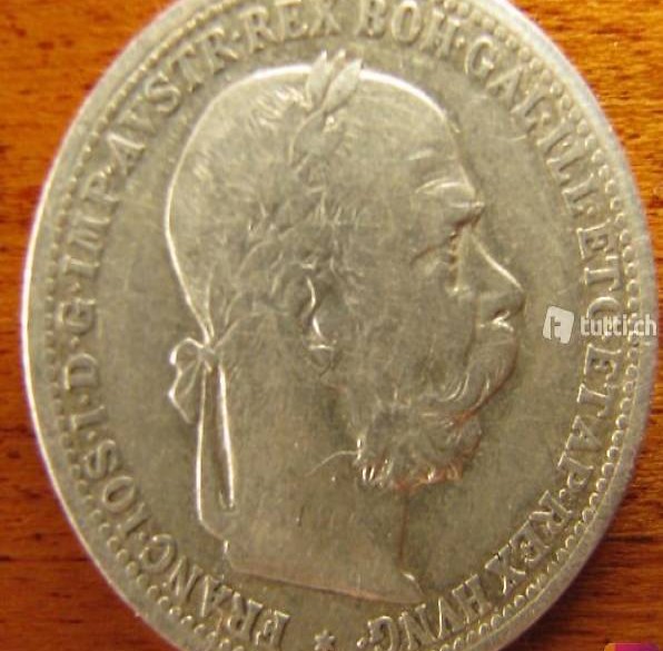 1 Krone Franz Josef 1. Österreich-Ungarn Silber 835 1901