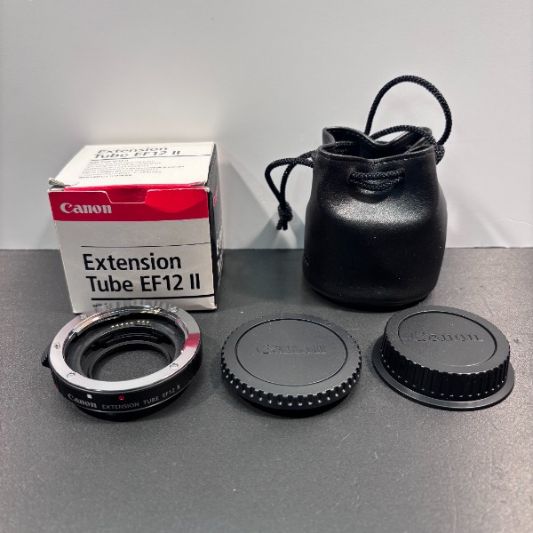 neuwe. canon extension tube ef12 ii adapter kamera inkl. case