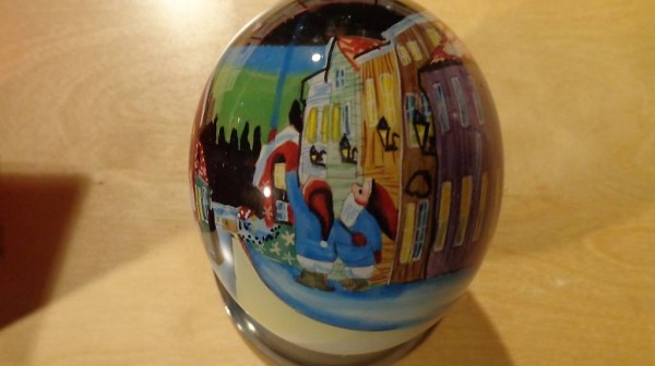 weihnachtskugel norwegen nordlichter
