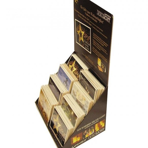  fin de série: 2pc Présentoir avec totale 140pc carte de v?ux