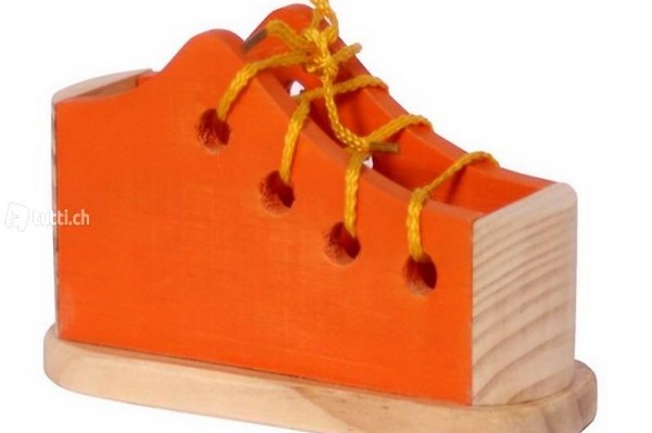  Fädelschuh ORANGE