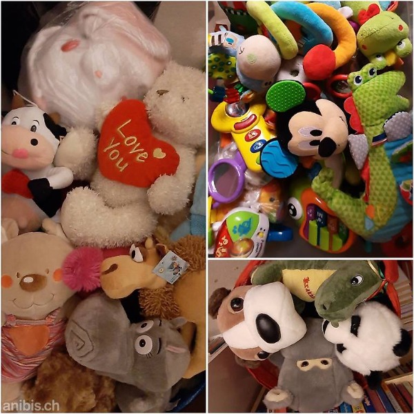 Grand choix de peluches: à vendre à l"unité (voir détail)