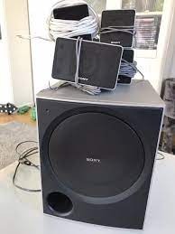 Woofer Aktiv + 1x Center + 4x LSP SONY silber