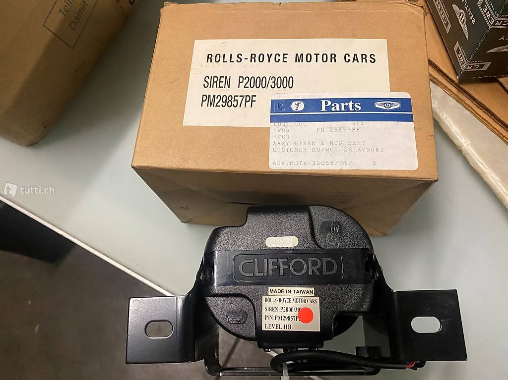  RR - BENTLEY Sirène Assy et Support de montage PM29857PF