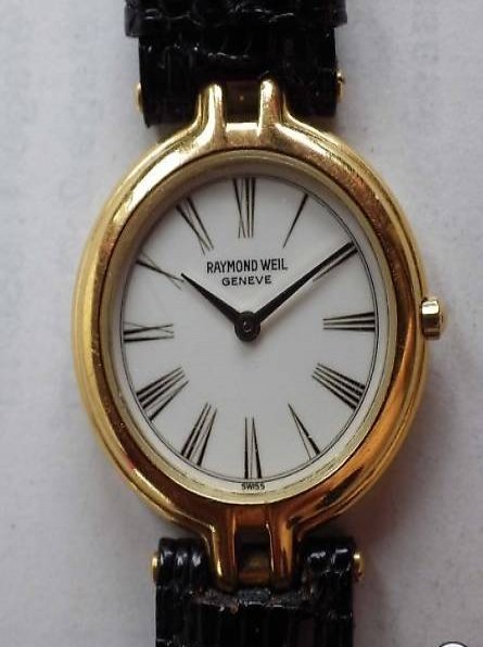 Damen-Armbanduhr vergoldet Raymond Weil, Quarz
