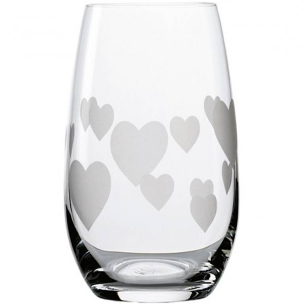  Verre L"Amour, vere avec cours satinée de Stölzle