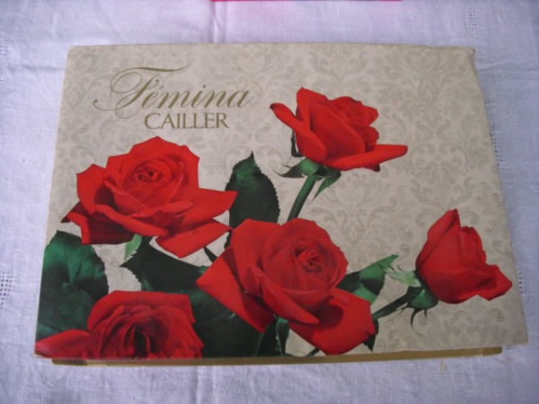 ancienne boîte à chocolats Cailler Femina