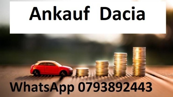 Ankauf Dacia Duster, Logan, Sandero, Lodgy
