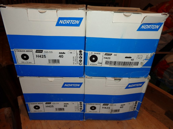 Norton papier abrasif pour bordeuses / neuf /