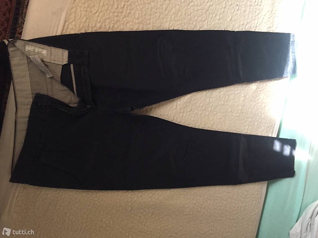 Zara Men blaue Chino (Grösse 38)