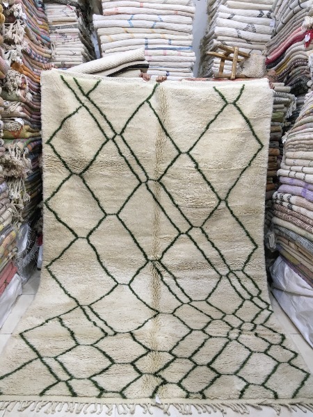 Tapis Mrirt d"exception Berbère Marocain 3m11 x 2m00