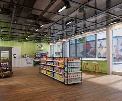 Belle surface en arcade de 100 m2 avec fort passage