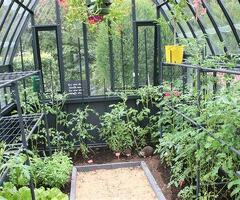 Terrain agricole potager lopin toit jardin sur Genève serre