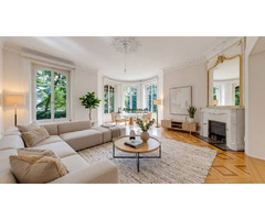 Appartement Haussmannien d'exception de 155m2 avec jardin. - Image 4