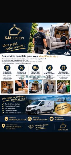 👑 S.M CONCEPT - Votre expert à Yverdon et alentours ! 👑