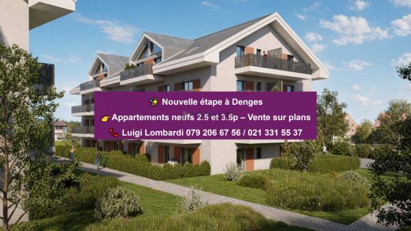 Bourg de Denges – Sérénité et verdure à deux pas des commodités de la gare et de EPFL.