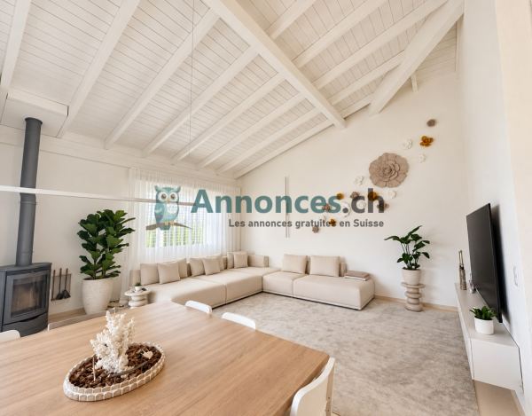 Appartement atypique de 5,5 pièces en PPE