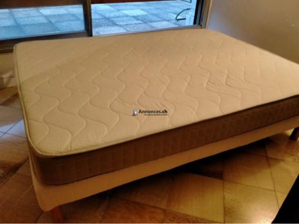 Sommier + matelas 140x190