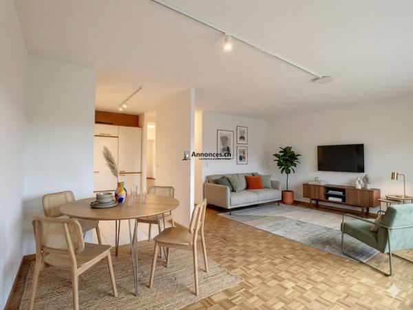 Appartement de 3.5 pièces avec jardin proche de Nyon
